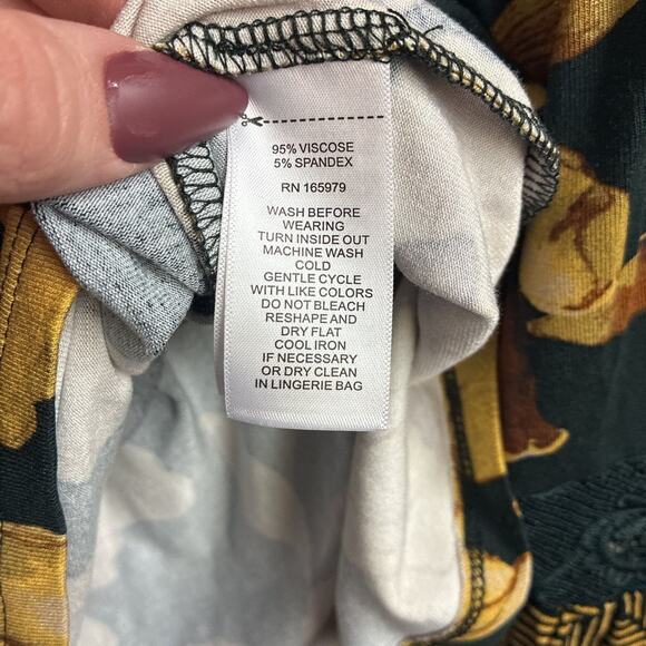 NWT Cupio women small blouse, bohemian lace trim bell sleeve boho, hippie - Picture 4 of 8